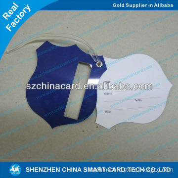 High quality! Best selling product PVC card plastic luggage tag